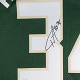 Signed Nike 2022 Icon Edition Giannis Antetokounmpo Milwaukee Bucks Swingman Jersey-signature