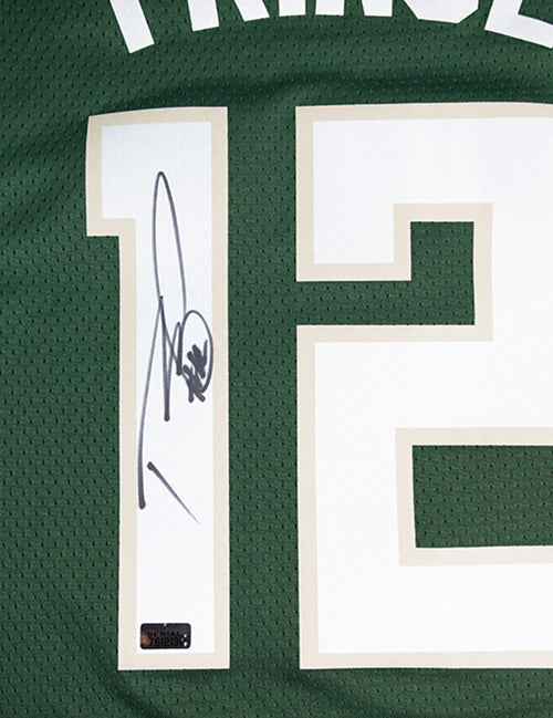 Signed Nike 2022 Icon Edition Taurean Prince Milwaukee Bucks Swingman Jersey-signed