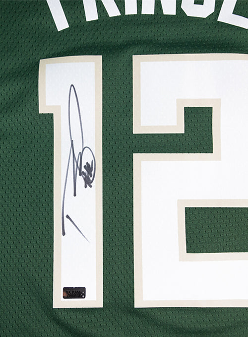 Signed Nike 2022 Icon Edition Taurean Prince Milwaukee Bucks Swingman Jersey-signed