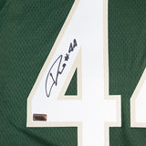 Signed Nike 2022 Icon Edition Andre Jackson Jr. Milwaukee Bucks Swingman Jersey-signed