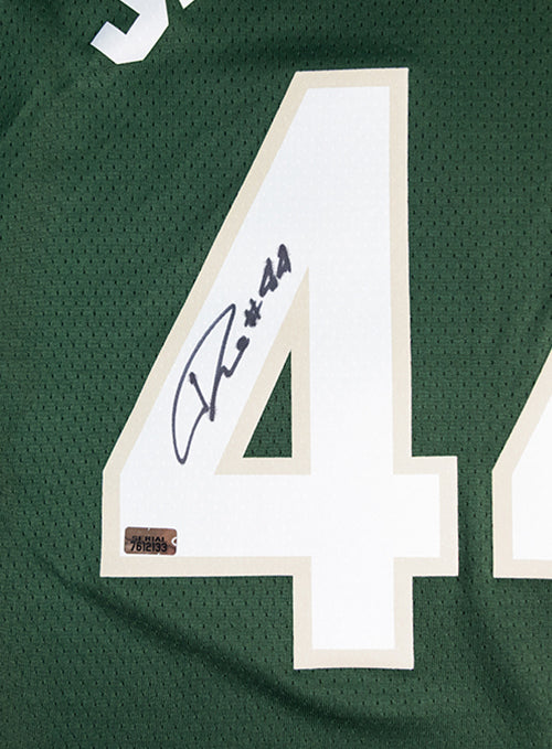 Signed Nike 2022 Icon Edition Andre Jackson Jr. Milwaukee Bucks Swingman Jersey-signed