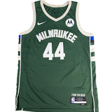 Signed Nike 2022 Icon Edition Andre Jackson Jr. Milwaukee Bucks Swingman Jersey-front