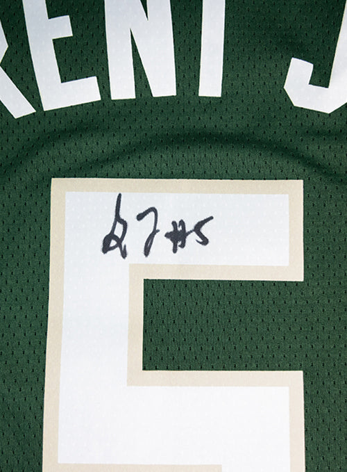 Signed Nike 2022 Icon Edition Gary Trent Jr. Milwaukee Bucks Swingman Jersey-signed