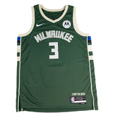 Signed Nike 2022 Icon Edition Kevin Porter Jr. Milwaukee Bucks Swingman Jersey-front