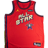 Signed Jordan 2025 All-Star Giannis Antetokounmpo Milwaukee Bucks Swingman Jersey-front