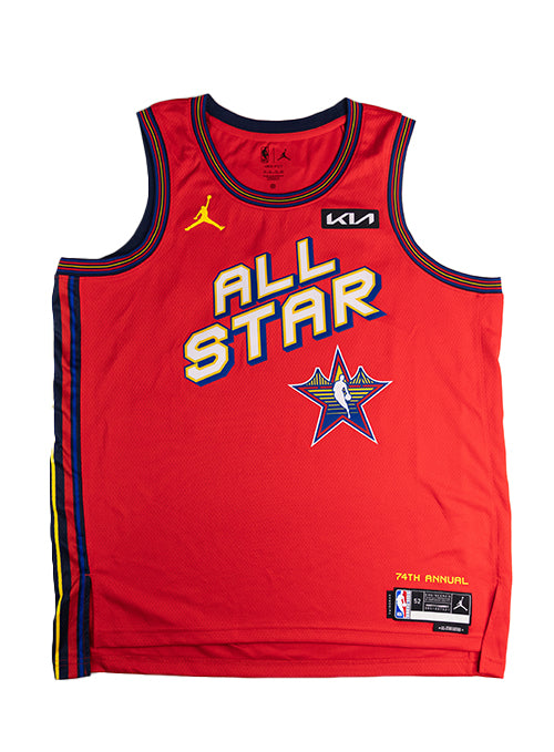 Signed Jordan 2025 All-Star Giannis Antetokounmpo Milwaukee Bucks Swingman Jersey-front