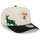 New Era 9Fifty HWC '68 Milwaukee Bucks A-Frame Snapback Hat-right
