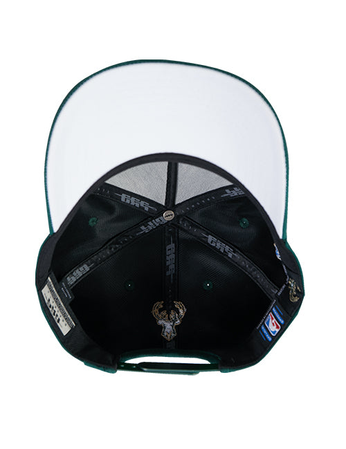 Pro Standard City Arch Milwaukee Bucks Wool Snapback Hat-UV