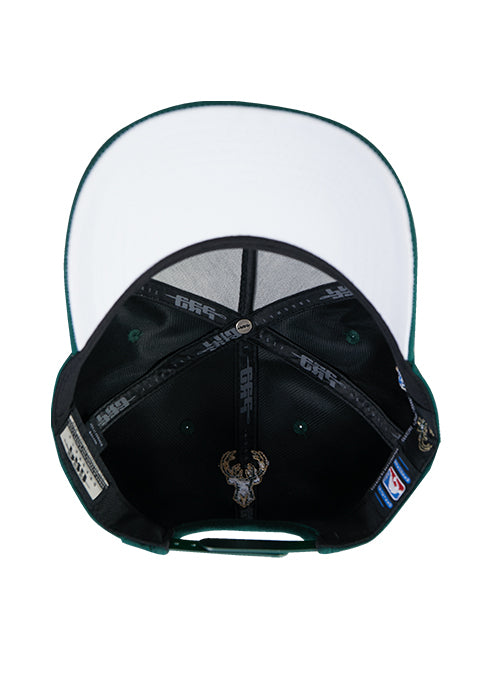 Pro Standard City Arch Milwaukee Bucks Wool Snapback Hat-UV