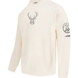 Pro Standard Street Team Milwaukee Bucks Drop Shoulder Crewneck Sweatshirt