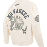 Pro Standard Street Team Milwaukee Bucks Drop Shoulder Crewneck Sweatshirt