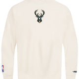 Pro Standard Living Large Milwaukee Bucks Drop Shoulder Long Sleeve T-Shirt-FRONT