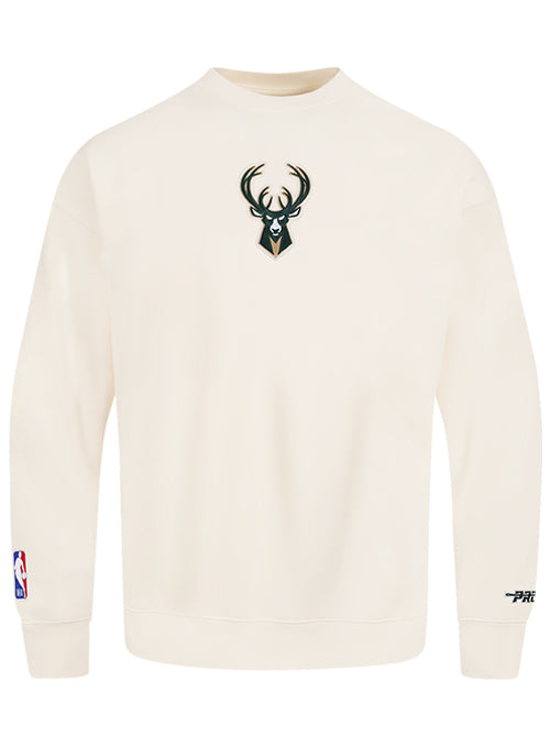 Pro Standard Living Large Milwaukee Bucks Drop Shoulder Long Sleeve T-Shirt-FRONT