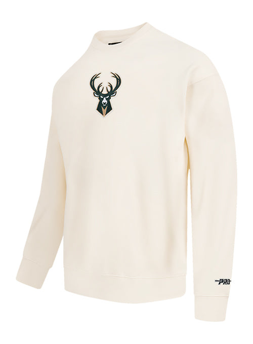 Pro Standard Living Large Milwaukee Bucks Drop Shoulder Long Sleeve T-Shirt-ANGLED FRONT