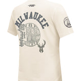 Women's Pro Standard Street Team Milwaukee Bucks Slim T-Shirt-angled back