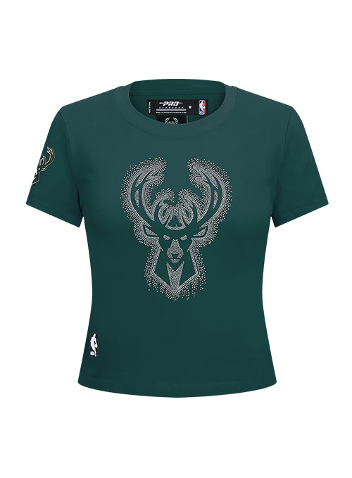 Women's Pro Standard Legacy Milwaukee Bucks Slim T-Shirt