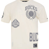 Pro Standard Street Team Milwaukee Bucks Drop Shoulder T-Shirt-front