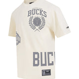 Pro Standard Street Team Milwaukee Bucks Drop Shoulder T-Shirt