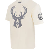Pro Standard Street Team Milwaukee Bucks Drop Shoulder T-Shirt-back
