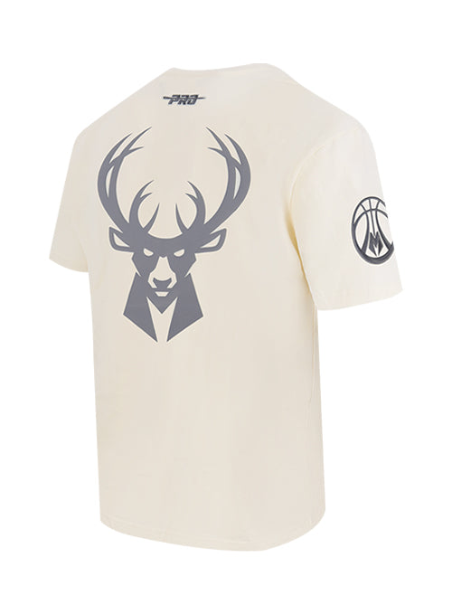 Pro Standard Street Team Milwaukee Bucks Drop Shoulder T-Shirt-back