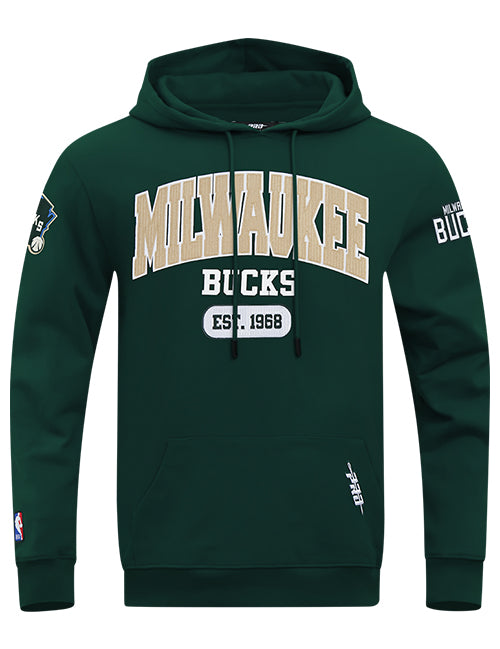 Pro Standard City Arch Milwaukee Bucks Hooded Sweatshirt-front
