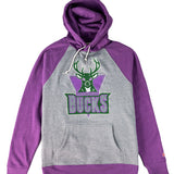 Homage HWC '93 Color Block Milwaukee Bucks Hooded Sweatshirt