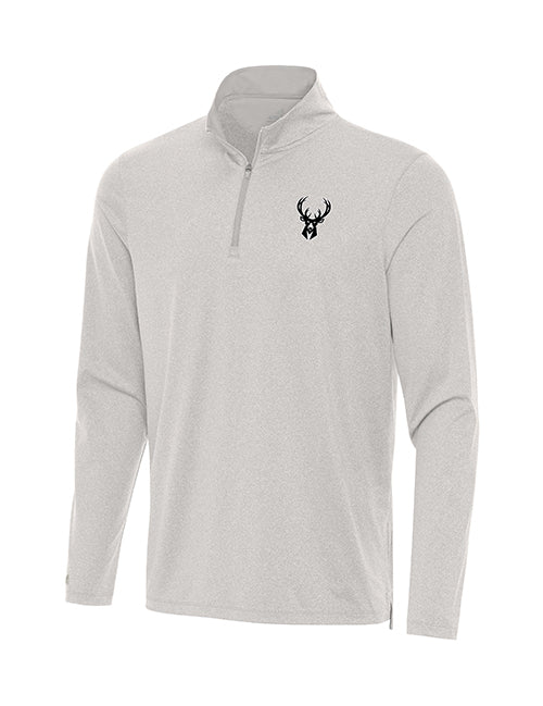 Antigua Kinetic Milwaukee Bucks 1/4 Zip Pullover