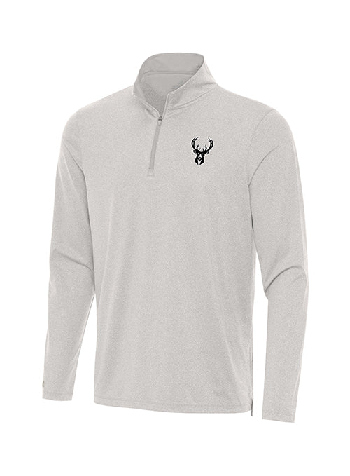 Antigua Kinetic Milwaukee Bucks 1/4 Zip Pullover