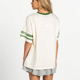 Women's The Wild Collective Vintage Milwaukee Bucks Drop Shoulder T-Shirt-back