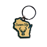 Rico 2025-26 City Edition Milwaukee Bucks Keychain