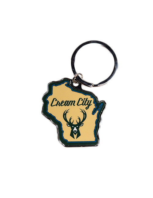Rico 2025-26 City Edition Milwaukee Bucks Keychain