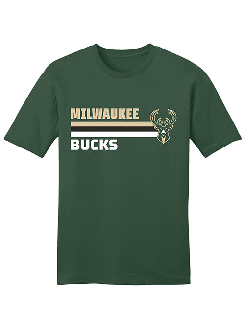 Bucks Pro Shop Stripes Milwaukee Bucks T-Shirt