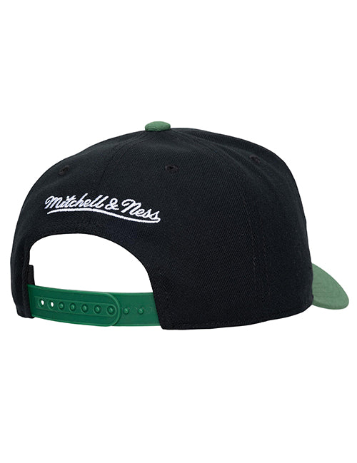 Mitchell & Ness HWC '93 Classic Step Black Milwaukee Bucks Snapback Hat-back