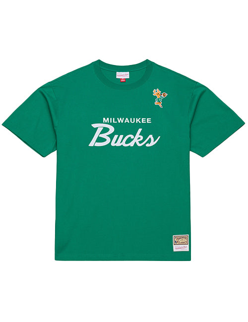 Mitchell & Ness HWC '68 Head Coach Milwaukee Bucks T-Shirt-front