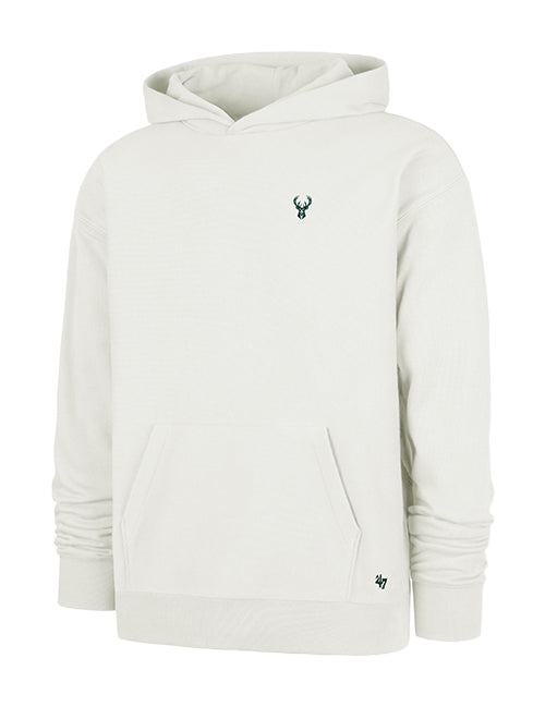 '47 Brand Foundation Contemporary Basic Milwaukee Bucks Hooded Sweatshirt-front