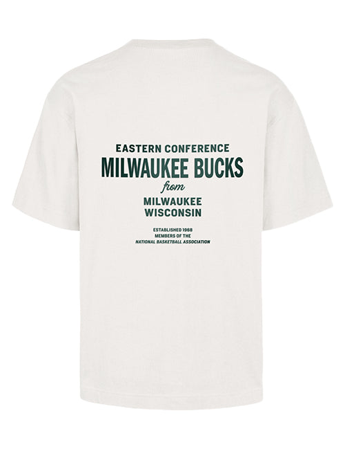 '47 Brand Foundation Contemporary Basic Milwaukee Bucks T-Shirt-back