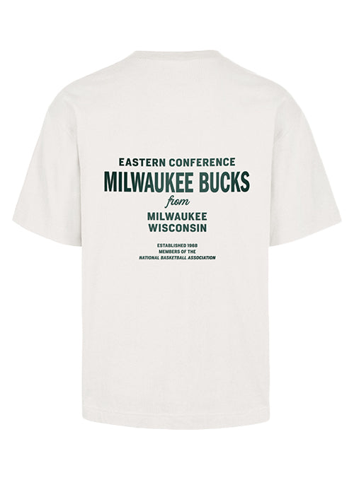 '47 Brand Foundation Contemporary Basic Milwaukee Bucks T-Shirt-back