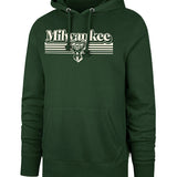 '47 Brand Headline Script Fade Milwaukee Bucks Hooded Sweatshirt-front