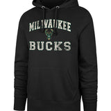 '47 Brand Headline Union Arch Milwaukee Bucks Hooded Sweatshirt-front