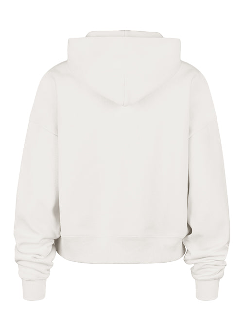 Women's '47 Brand Foundation Contemporary Basic Milwaukee Bucks Hooded Sweatshirt-back