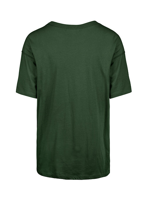 Women's '47 Brand Sadie Vibe Check Milwaukee Bucks T-Shirt-back