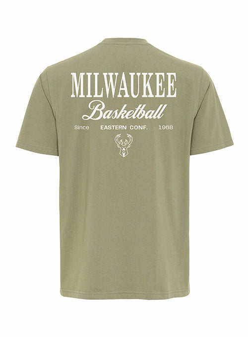 Sportiqe Duke Court Club Milwaukee Bucks T-Shirt-back