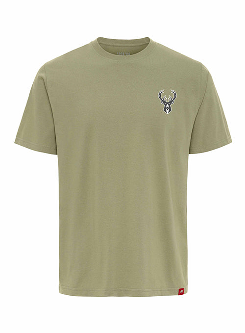 Sportiqe Duke Court Club Milwaukee Bucks T-Shirt-front