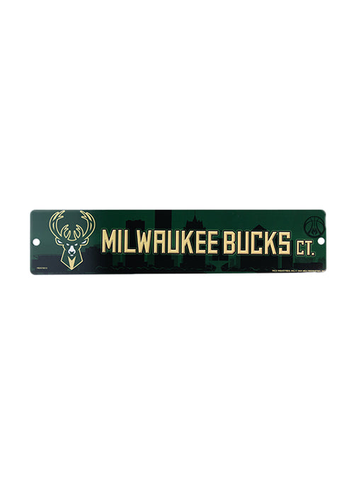 Rico 16'' Milwaukee Bucks Plastic Street Sign-front