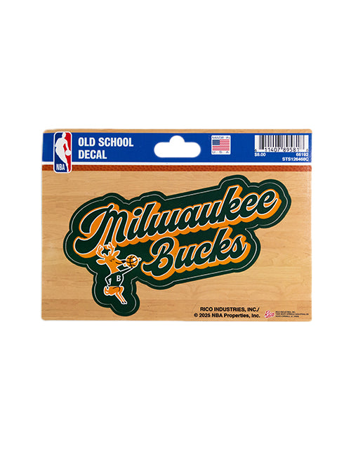 Rico HWC '68 Old School Milwaukee Bucks Decal