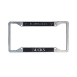 Rico Pewter Milwaukee Bucks License Plate Frame
