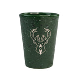 Rico Speckled Milwaukee Bucks Ceramic Shot Glass