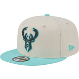 New Era 9Fifty Color Pack Two-Toned Milwaukee Bucks Snapback Hat-left