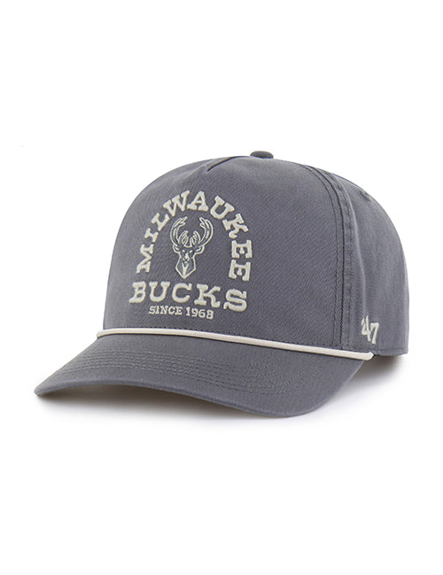 '47 Brand Canyon Ranchero Rope Hitch Milwaukee Bucks Adjustable Hat-front