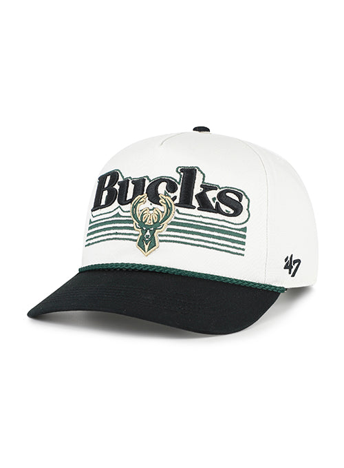 '47 Brand Script Fade Rope Hitch Milwaukee Bucks Adjustable Hat-left